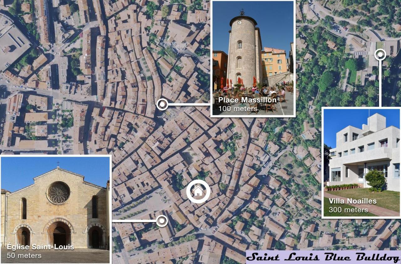 Le Saint Louis Blue Bulldog Apartment Hyeres Ngoại thất bức ảnh